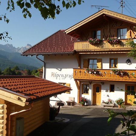 Gastehaus Alpengruss Hotel Wallgau Esterno foto